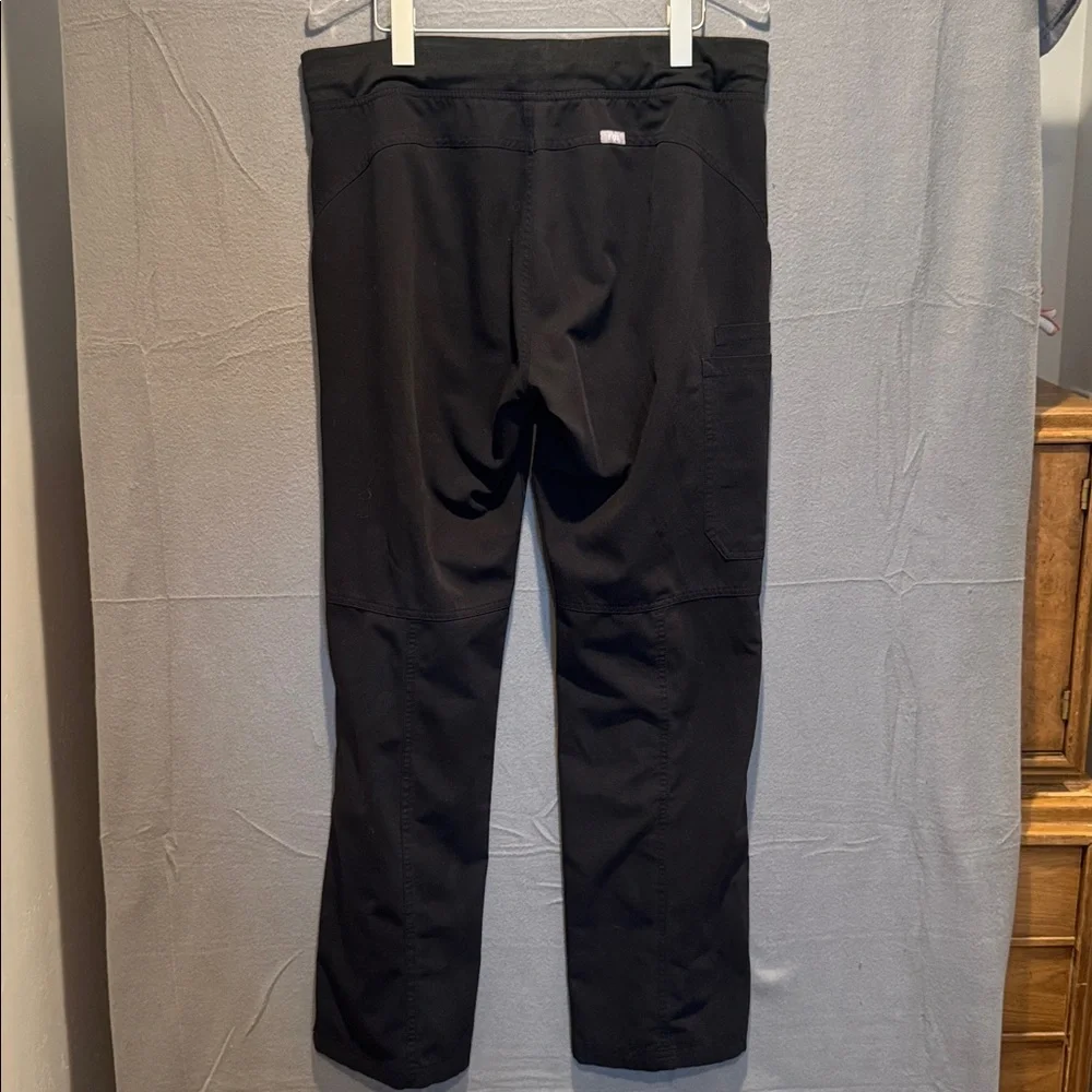 Figs Black Drawstring Scrub Pants